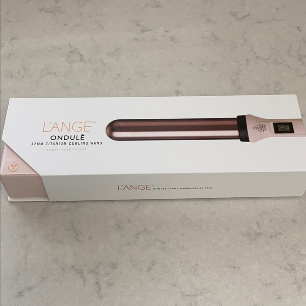 L’ange Ondule 32mm titanium curling rod: Blush